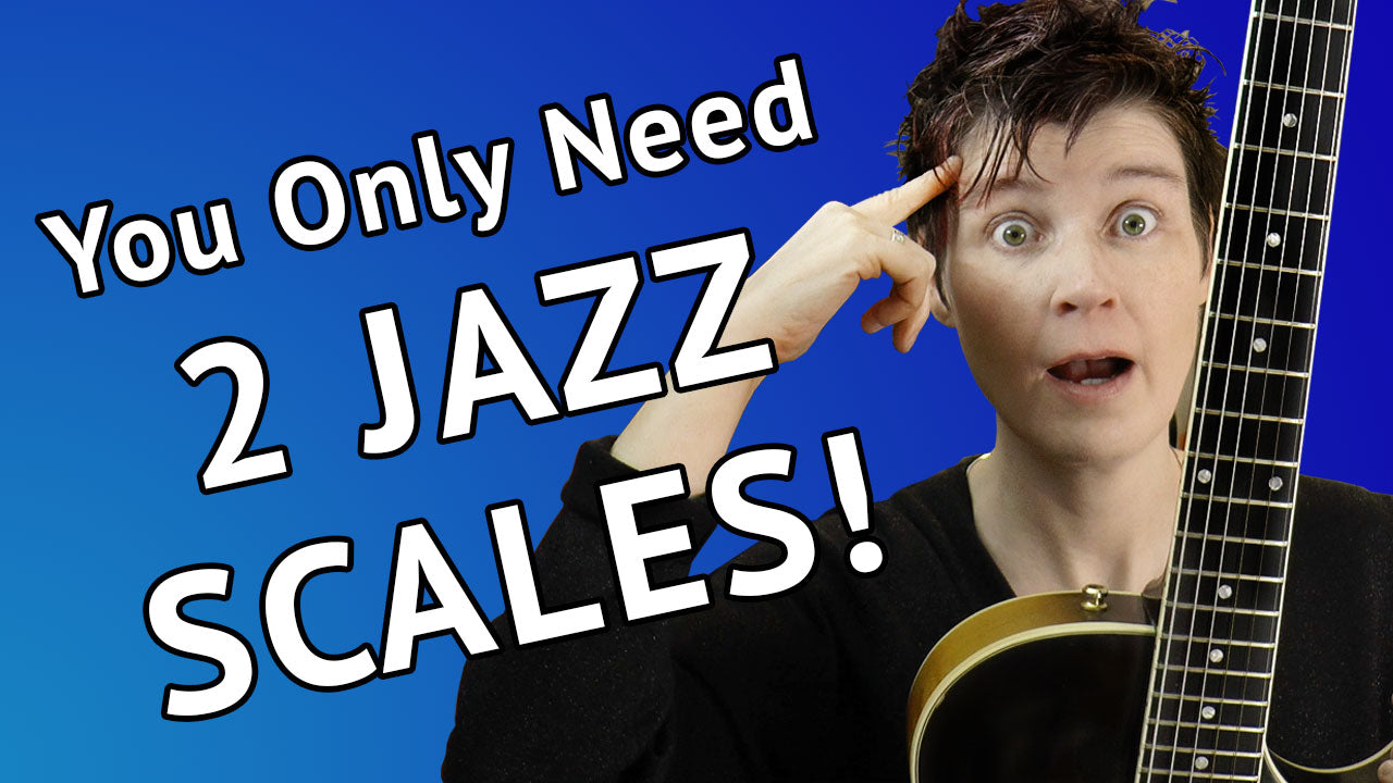 You only need 2 Jazz Scales - Guitar Lesson