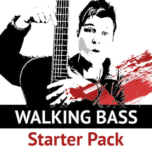 Walking Bass Starter Pack (Walking Bass for jazz guitar)