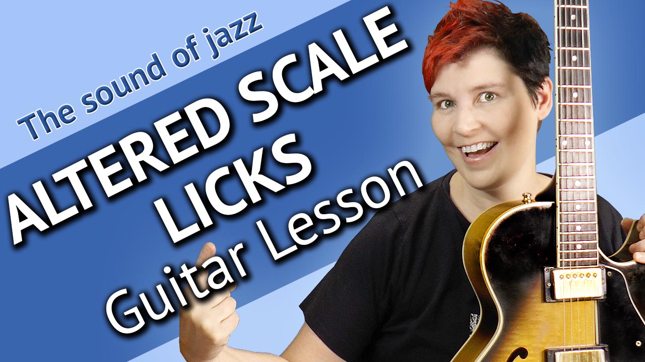 Altered Scale Licks - Guitar Lesson