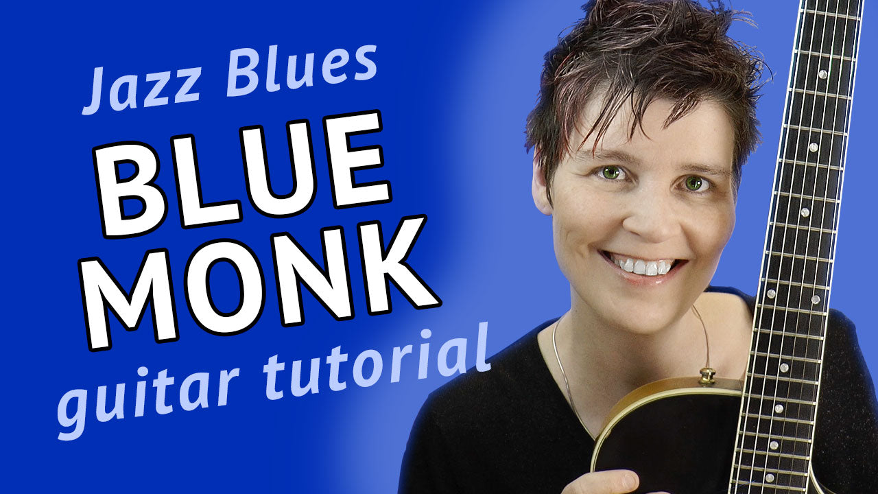 Blue Monk - Jazz Blues Guitar Tutorial