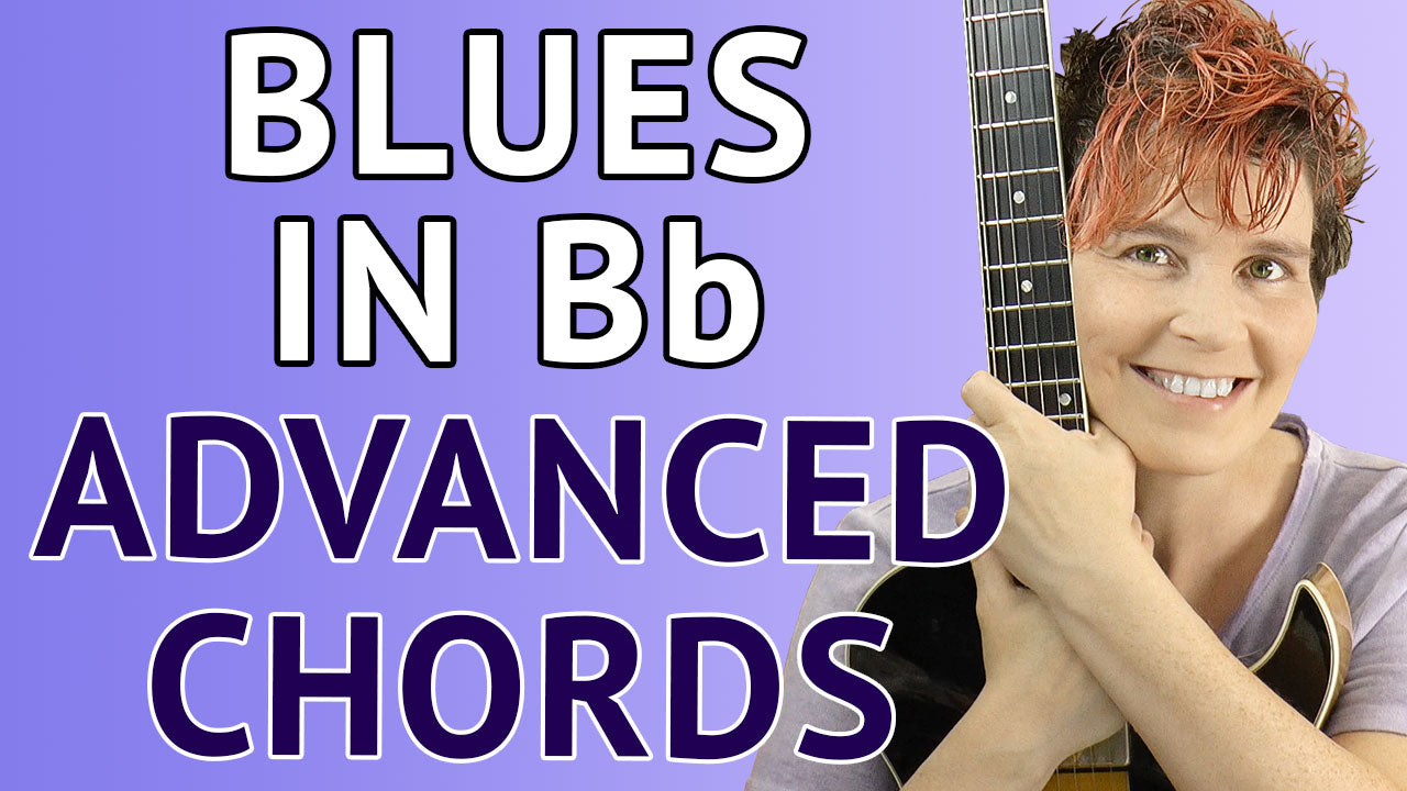 Jazz Blues in Bb Advanced Chords Guitar Lesson