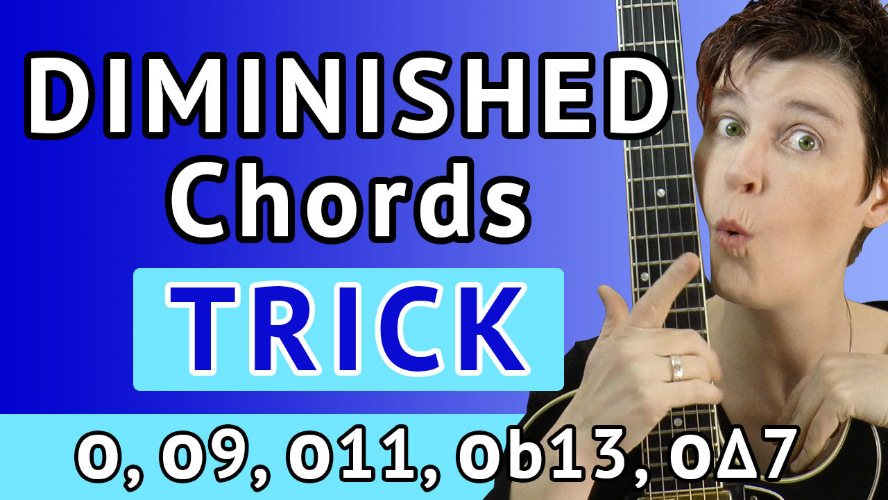 Diminished Chords Trick - Guitar Lesson