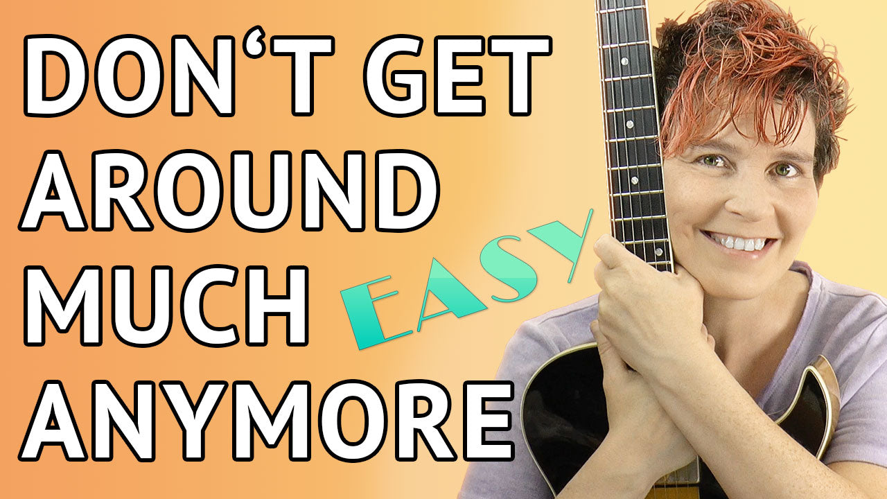 Don't Get Around Much Anymore - Easy Chord Melody Guitar Lesson