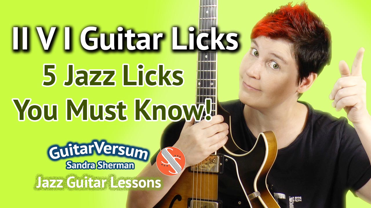 251 Jazz Guitar Licks - 5 Jazz Licks You Must Know - Guitar Lesson