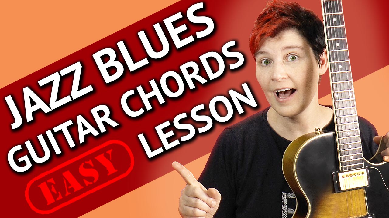 Jazz Blues in Bb Guitar Chords - Beginner Lesson