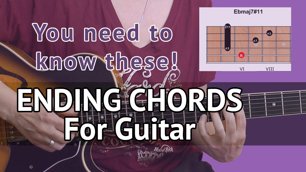 Jazz Ending Chords for Guitar