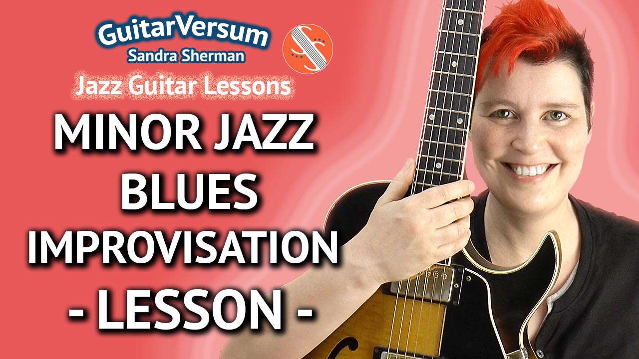 Minor Jazz Blues Improvisation - Guitar Lesson