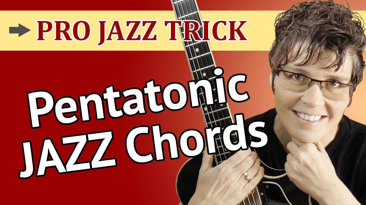 Penatonic Jazz Chords (Triads) Guitar Lesson