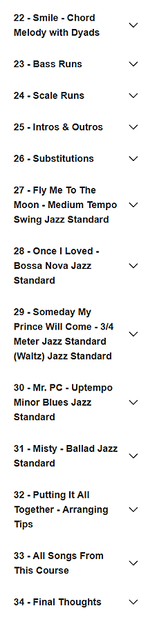 Course Chapters 22-34